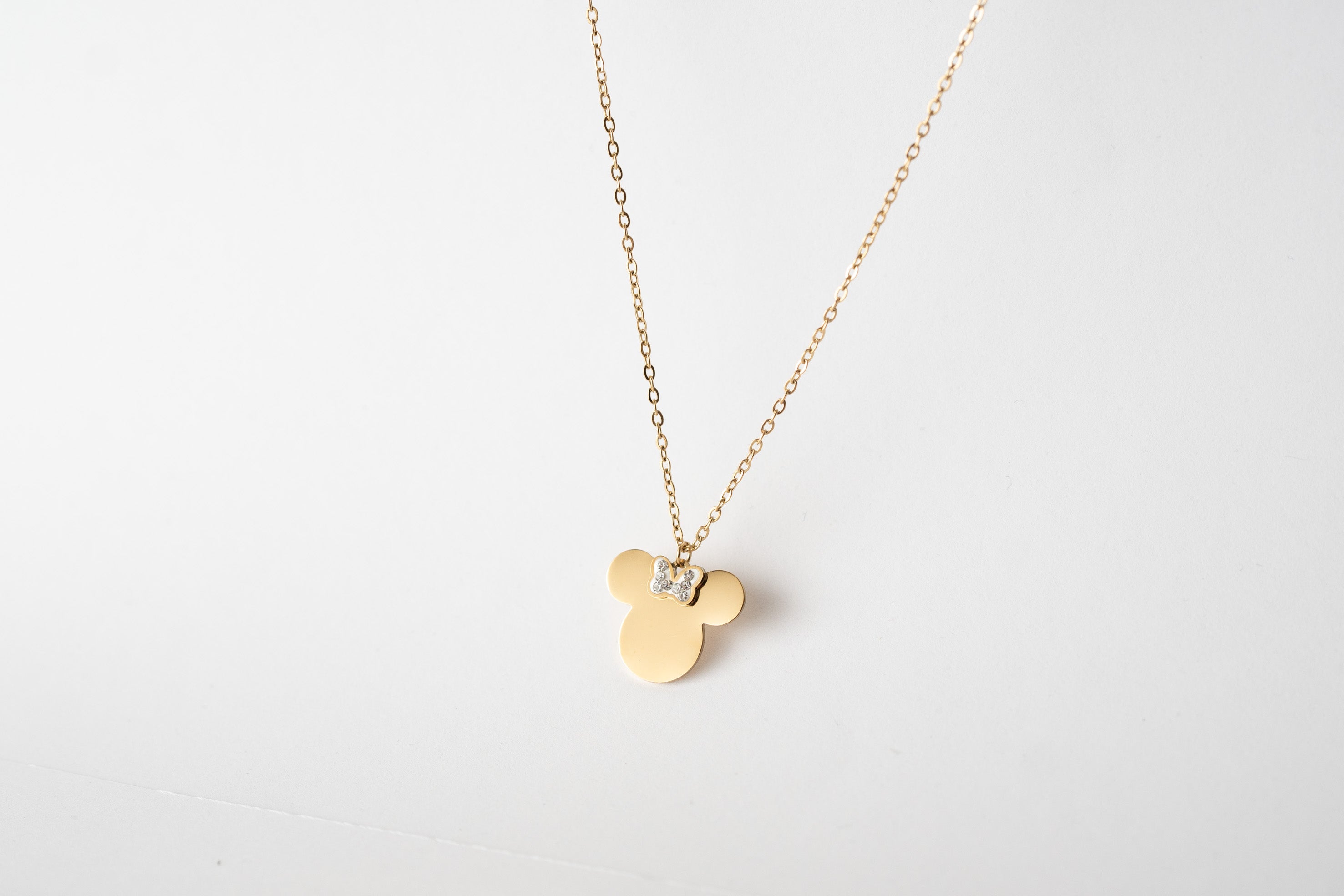 Collana con pendente a forma di topolina