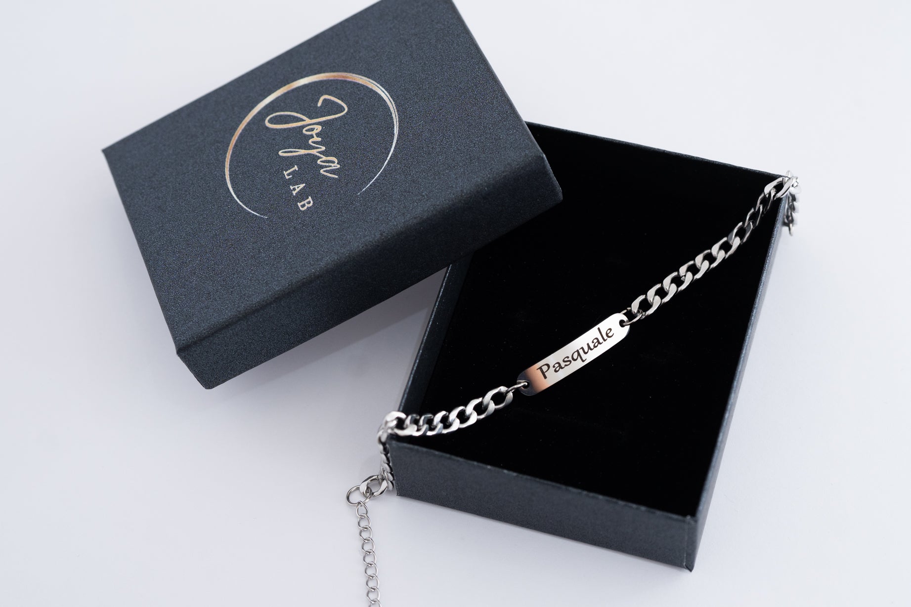 Bracciale A Catena Bizantina In Acciaio Inossidabile - Foto 4